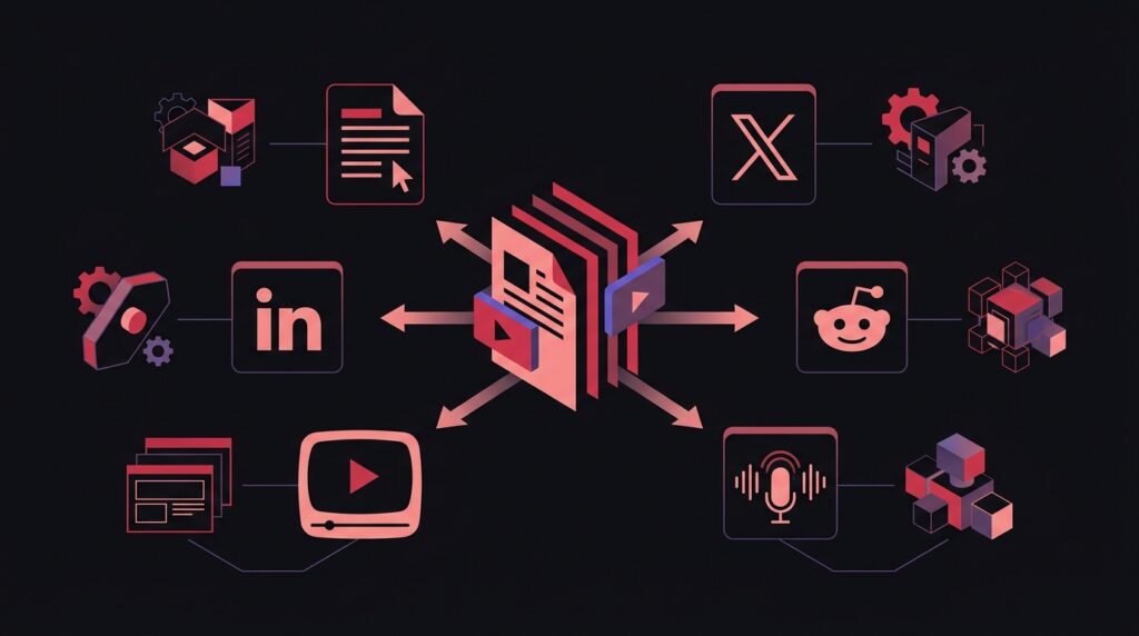 Multi-Format Content Repurposing for AI Search: Get 5x Citation Surface From Every Asset